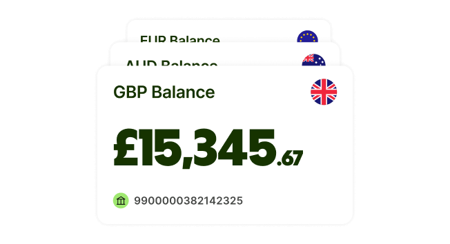 Wise balance for British pound.